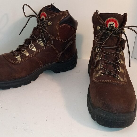 Red Wing IRISH SETTER Style 83608 Ely Men's Sz 9D 6-inch Leather Safety Toe Boot - Picture 2 of 16